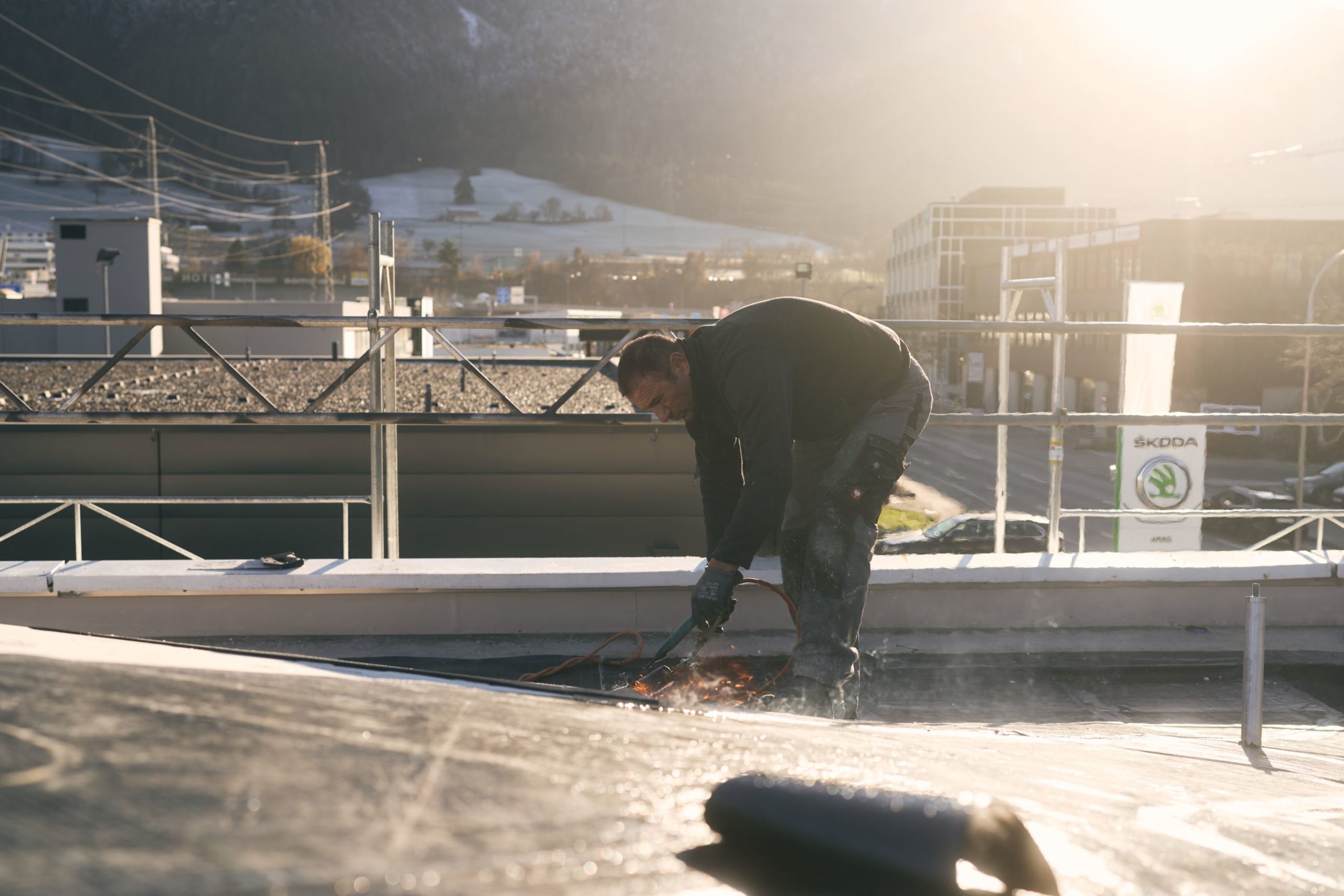 Flachdach Bitumendach