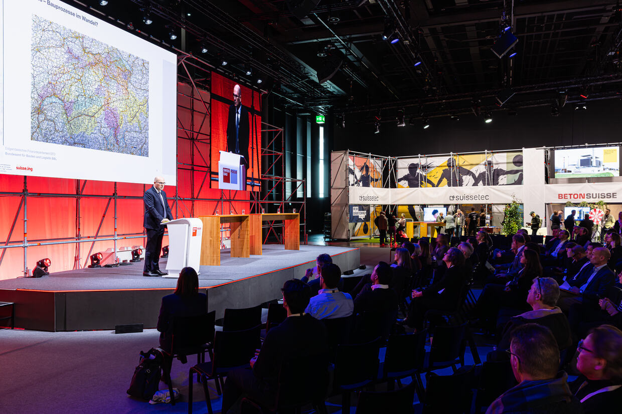 Swissbau 2026, Baumesse Schweiz, Bauindustrie, Architektur, Bauplanung, Innovation Bau, Bauprojekte, Immobilien, Bau-Trends, Messe Basel