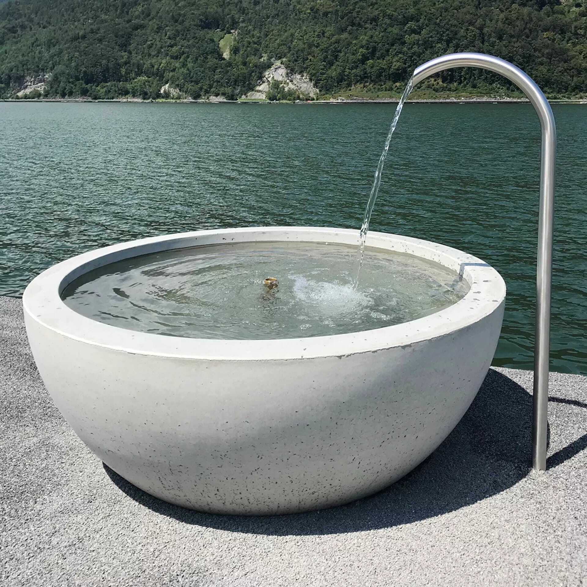 Betonbrunnen Creabeton Baublog