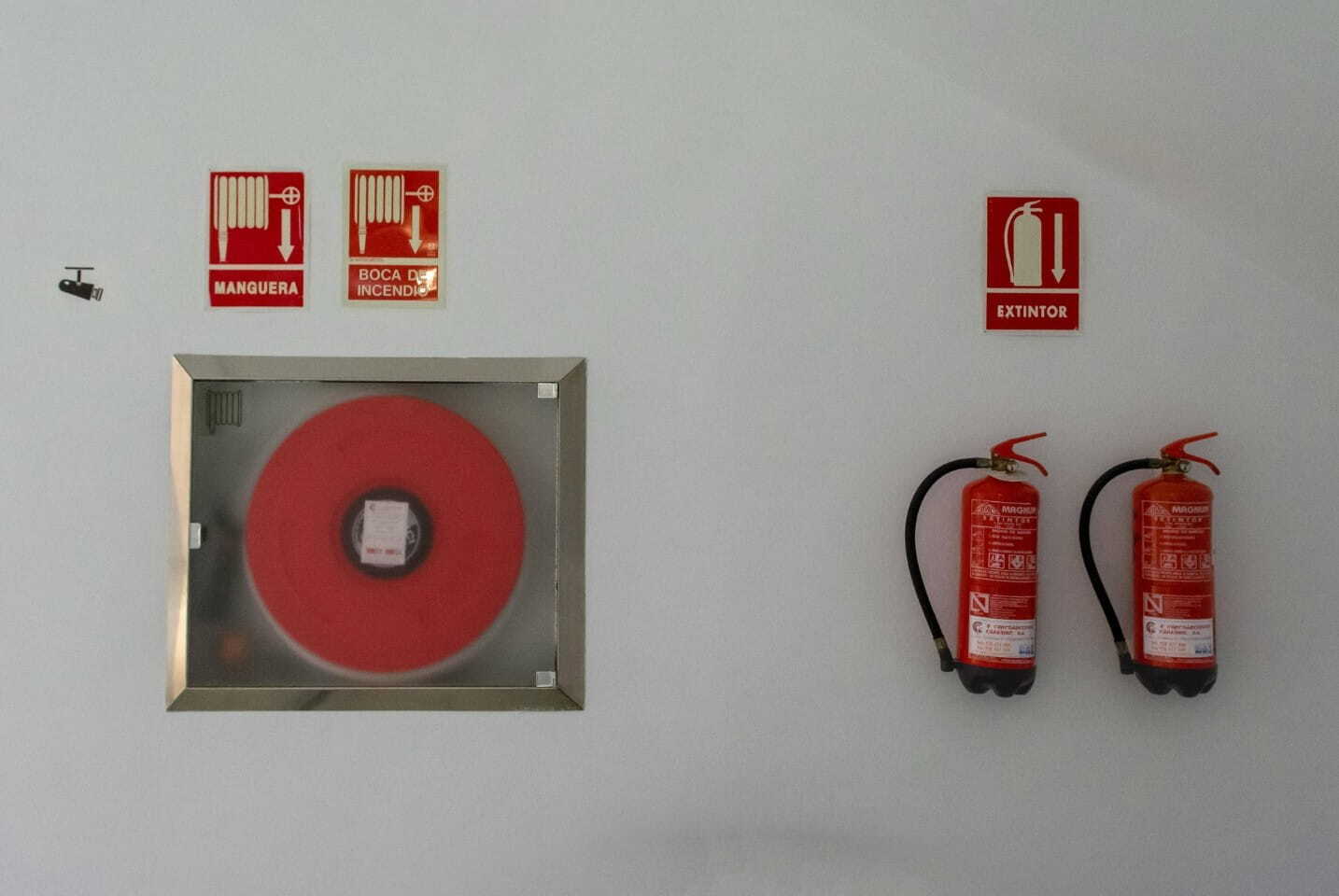 Feuersicherheit Feuerlöscher Brandschutz Umbau