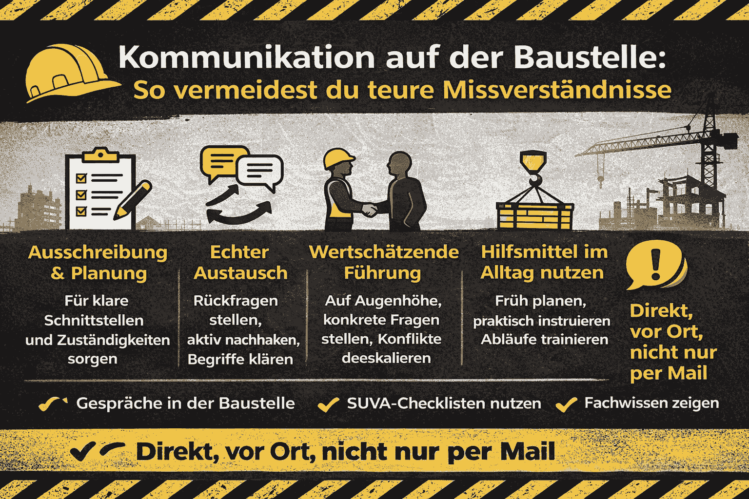 Baustelle Kommunikation