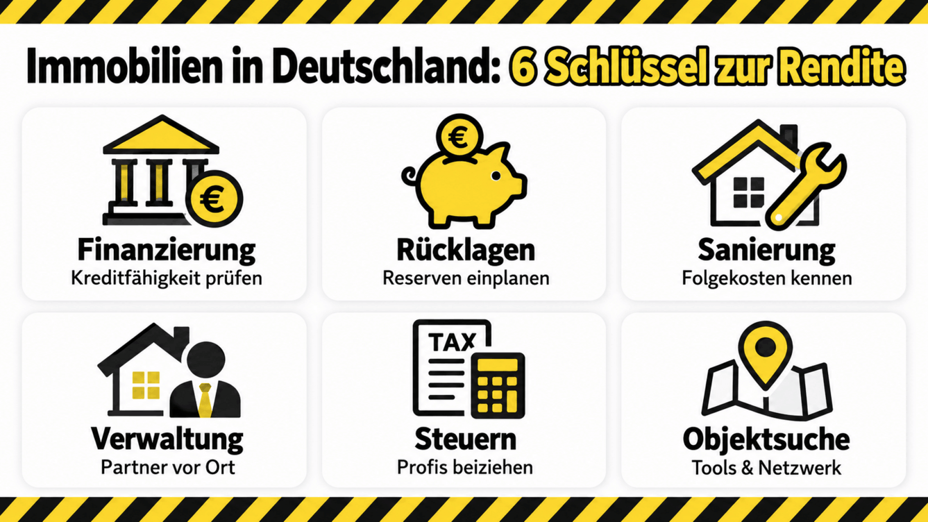 Immobilie in Deutschland kaufen als Schweizer, Deutschland Immobilien, Renditeobjekt finden, Immobilienblog