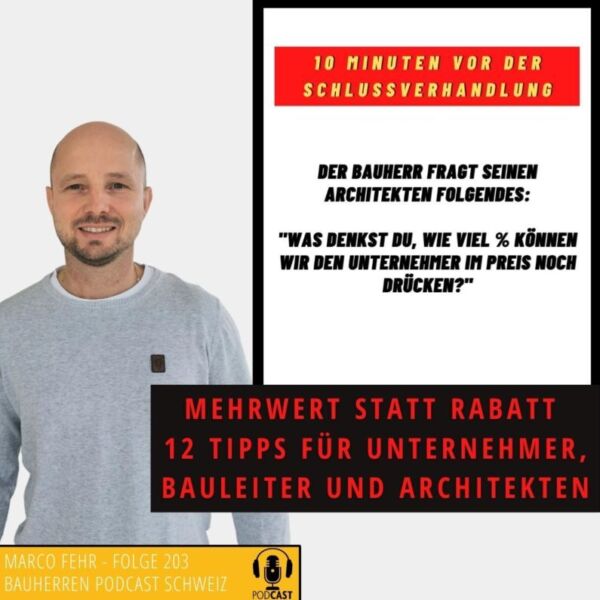 Ein Bild zu Deshalb sind Rabatte in Unternehmer-Offerten der falsche Ansatz
