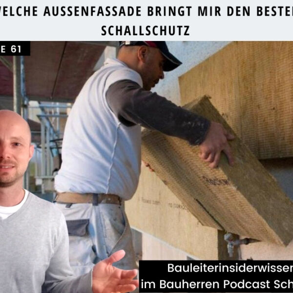 Ein Bild zu Der Schallschutz einer Aussenfassade wird mit diesen Tricks erhöht