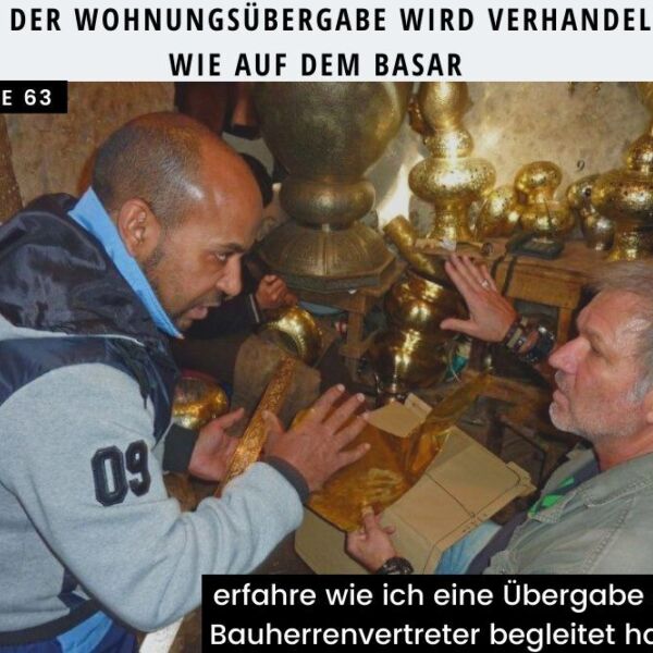 Ein Bild zu Die Wohnungsübergabe gleicht einem Basar