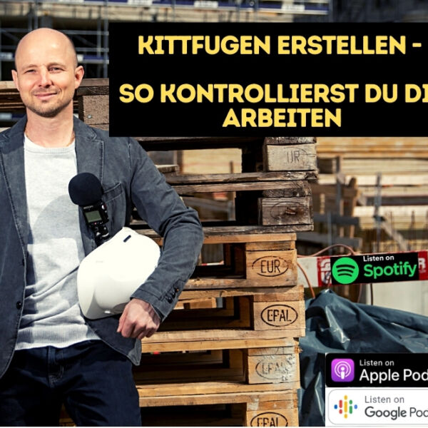 Ein Bild zu Kittfugen erstellen: Das musst du als Bauherr wissen