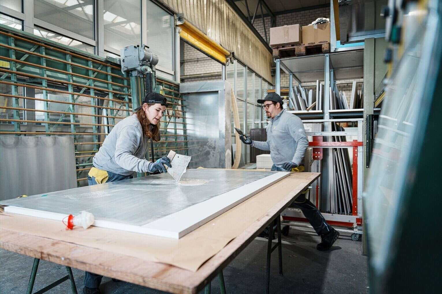 Brandschutztüren, Bühlmann Metallbau, Fluchttür, Brandschutz, Türproduktion