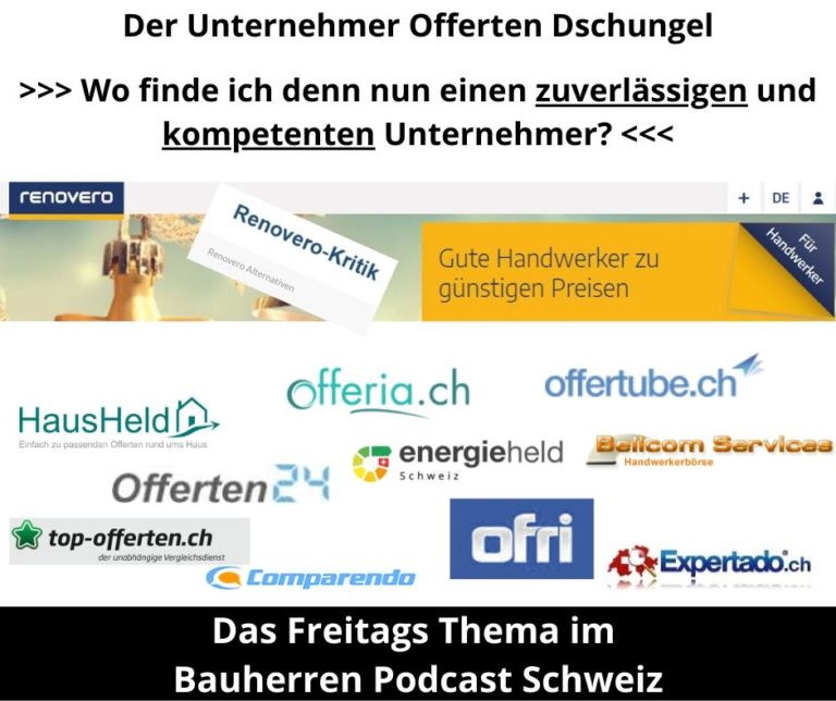 Handwerker-Offerten-Plattformen