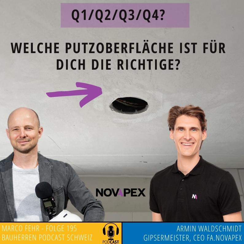 Novapex_Putzqualität_Waldschmidt-Bauherren_Podcast_Schweiz
